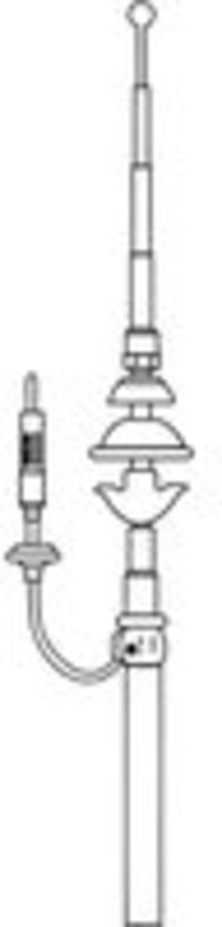 Carpoint Telescoopantenne 4 Secties 100 Cm Chroom