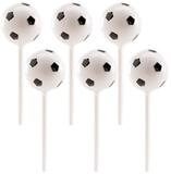 Dekora 302057 - Topper voor taartdecoratie - Voetbal - Meerkleurig - D 2,3 cm
