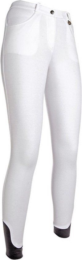 HKM Rijbroek Kate Silicone Fullseat - maat 134 - white