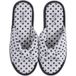 Admas Pantoufles femme Classic Elegant Dots