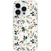 1001 coques Apple iPhone 15 Pro Siliconen hoesje - ontwerp flowers