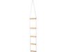 Sundo Échelle de lit 130 CM - Brun