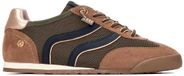 Xti Lage sneakers Dames Khaki Suède/Textiel/Mesh EU 38