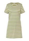 s.Oliver Jurk olijfgroen / wit