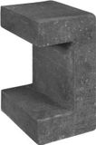 Gardenlux U-element zwart 15x20x30 cm