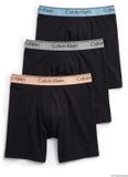 Calvin Klein Boxershorts Homme Mélange de coton Bande élastique Jambes courtes S