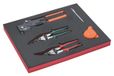 Bahco Foaminlay Fit&Go 2/3 blikschaar | klinknagelpistool en rolbandmaat - 5-delig - FF1F5002