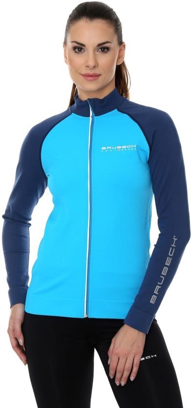 Brubeck Dames Athletic Sportvest - Azuurblauw/Blauw - S