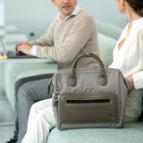 Hedgren GALAO Laptoptas 14 inch met RFID-bescherming – Waterafstotend – Gerecycled materiaal – Zandbeige