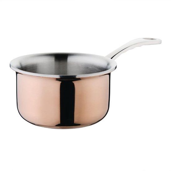 Vogue Mini Koperen Steelpan - 0,33 Liter - Ø 90 mm - GG756