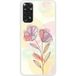 Redmi Bedrukt siliconen hoesje compatibel met Redmi Note 11 4G Floral
