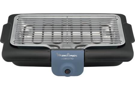 Moulinex BG134812 - Elektrische Barbecue - Tafelmodel - 2100W - Zwart/Blauw/Zilver