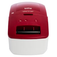 Brother QL-600R Labelprinter - Direct thermisch - 300 x 600 DPI - Wit, rood