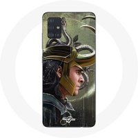 Maniacase Etui voor Samsung Galaxy A51 5G Loki Thor Ragnarok met Headset Fanart Seizoen 1