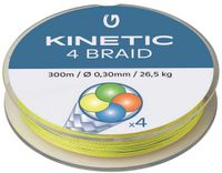 Kinetic Cyber 4 Ligne de pêche tressée 300 m Multicolore 0,400 mm