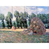 Artery8 Claude Monet Hooibergen XL Giant Panel Poster (8 Secties)