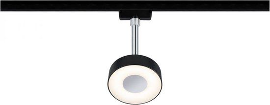 Paulmann URail Circle LED Spot - Black Matte - 2700K - Dimmable - Single Lamp