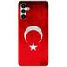 Samsung Drapeau turquie Bedrukt siliconen hoesje compatibel met Samsung Galaxy A13 5G, Samsung Galaxy A04S