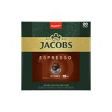 Jacobs Espresso Intenso Capsules pour machines Nespresso®, 20 pièces.