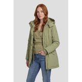 Anytime midi parka olijfgroen