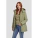 Anytime midi parka olijfgroen