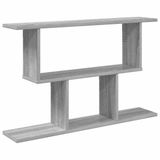 vidaXL Wandplank Grijs Sonoma 80 x 15 x 50,5 cm Bewerkt hout