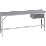 BOTT Werkbank met onderframe achteraan - Lino - 1 ladekast - 2 m