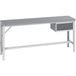 BOTT Werkbank met onderframe achteraan - Lino - 1 ladekast - 2 m