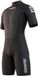Mystic Brand Shorty 3/2mm Back-Zip combinaison - Maat XXL - Hommes - Noir/Blanc