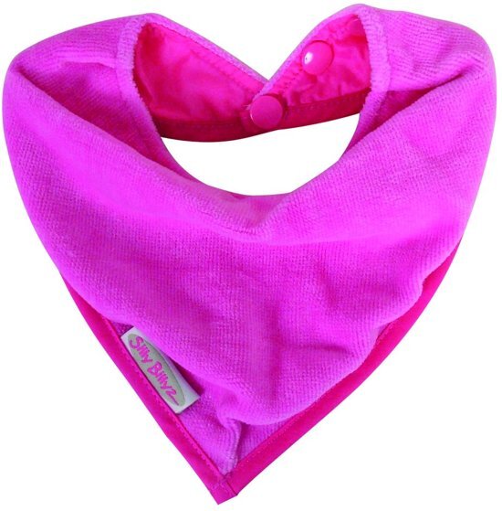 Silly Billyz cuddly fleece bandana slab fuchsia Fuchsia