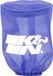 K&N RU-1280DB Drycharger Filterhoes voor RU-1280, 76 x 102mm - Blauw