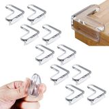 OEM Elodame B.V. Hoekbeschermers - Tafelhoek Beschermers - Babyveilige Bumper Guards - 4x4x2 cm - Transparant - 10 stuks - L-vormig