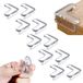 OEM Elodame B.V. Hoekbeschermers - Tafelhoek Beschermers - Babyveilige Bumper Guards - 4x4x2 cm - Transparant - 10 stuks - L-vormig
