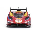 Bburago Ferrari 499P 24H LMH Hypercar 2025#51, Diecast-auto op schaal 1:43, gedetailleerde replica van de hoofdrolspeler van Le Mans, officiële Ferrari-licentie, aanbevolen leeftijd 3+ jaar