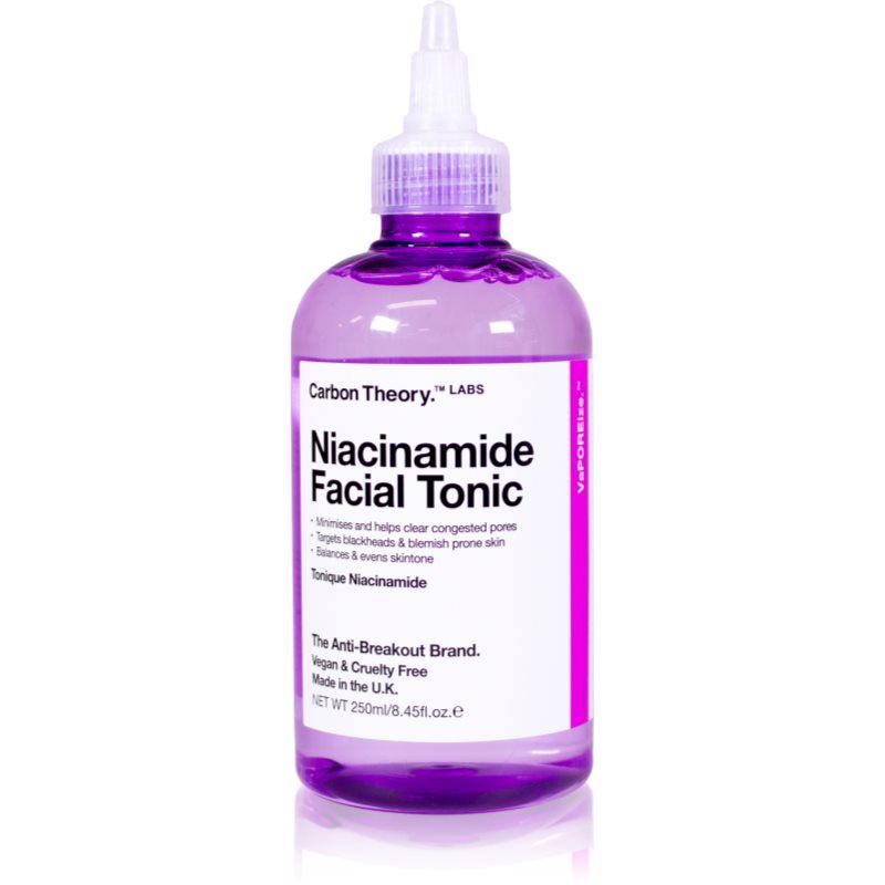 Carbon Theory Vaporeize Niacinamide Face Toner 250ml
