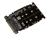 KALEA-INFORMATIQUE Convertoradapter voor montage van een M.2 M Key Gen 3.0 NVMe SSD en een M2 B Key SATA SSD in plaats van een U.2 SSD (U2 68Pin SFF-8639)