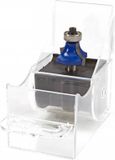 HBM Professionele HM Kwartrondprofielfrees R6,35 x 25,4 mm. Met Geleidelager - Hout
