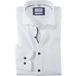 OLYMP Level 5 body fit chemise - twill - blanc - Repassage facile - Tour de cou : 43