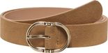 ONLY - ONLLAURA SUEDE JEANS BELT ACC - Dames - Riem - Suède - Cognac