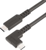 StarTech.com 50cm USB-C Kabel, Robuuste Haakse USB 5Gbps Type C Kabel, 100W (5A) Power Delivery, 4K 60Hz DP Alt Mode - Thunderbolt Compatibel