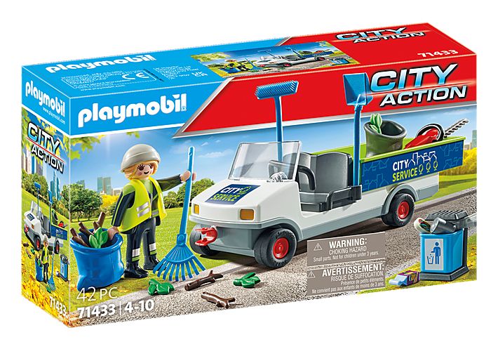 Playmobil City Action 71433 Straatveger Speelgoedvoertuig - 42 Stuks