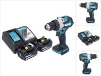 Makita DHP 489 RF accu-klopboormachine 18 V 73 Nm borstelloos + 2x accu 3,0 Ah + oplader