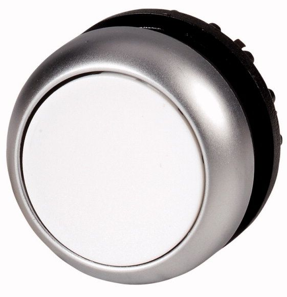 Eaton M22-DL-W - Pushbutton switch - Zwart, wit, metallic