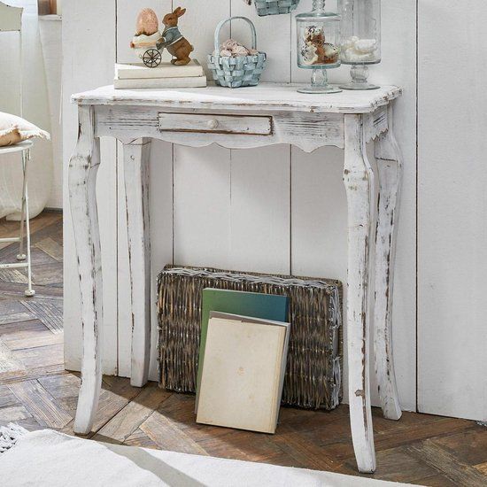 Loberon Sidetable Barbey antiekwit