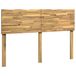 vidaXL Live Edge Hoofdbord ROSTOCK Wit 140 cm Massief Acaciahout