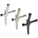 Gedotec Garderobenhaken WALENCIA en métal, 164 x 107 x 58 mm, noir mat