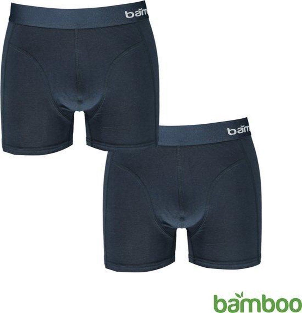 Apollo Bamboo Boxershort - Heren - Navy - 2 pack - Maat L