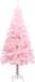 vidaXL Kunstkerstboom met standaard 240 cm PVC roze