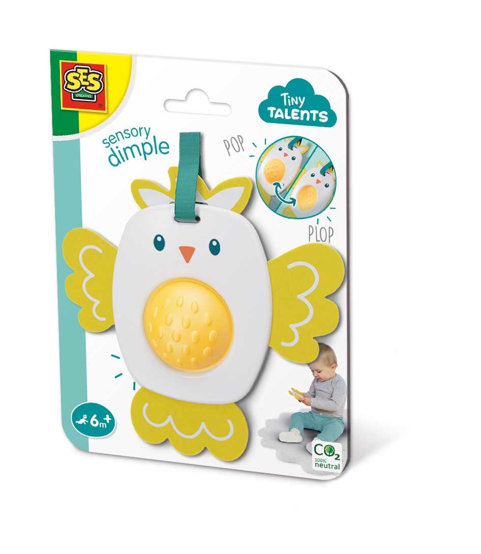 SES Creative SES Tiny Talents Dimple Bird Fidget Toy - Baby Toy - 6+ Months