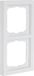 Busch-Jaeger Future Linear Afdekraam - Mat Wit - 2-voudig